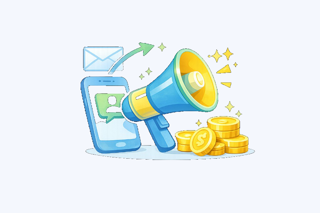 Invito e condivisione: messaggi, megafono e ricompense