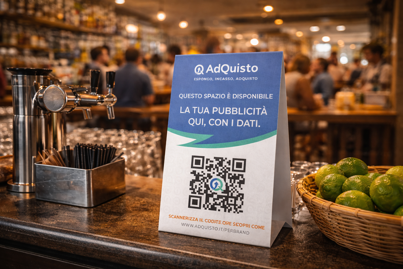 Point of Sale - Spazio pubblicitario vicino alla cassa