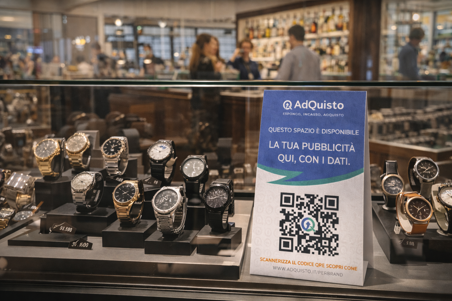 Vetrine e scaffali per pubblicità retail